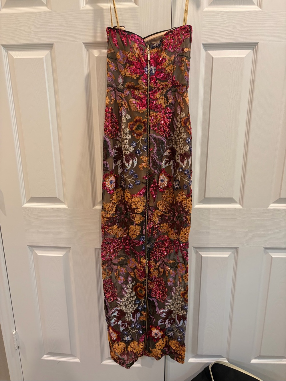 Bronx and Banco Dahlia Maxi Dress - Sequin Multi - Picture 5 of 13